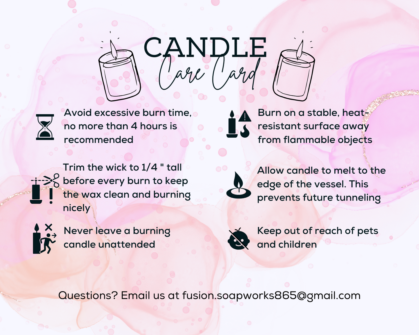 Amber & Lavender Candle